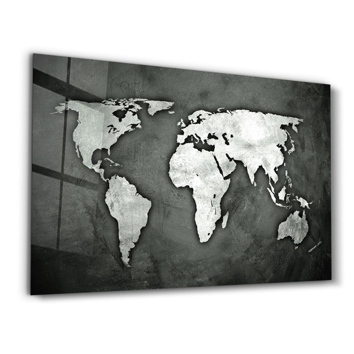 Wallity Pintura Decorativa de Vidrio Templado Multicolor 70 x 110 cm